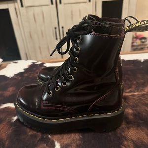 Women’s Dr martens Jadon smooth leather platforms boots size 5 L